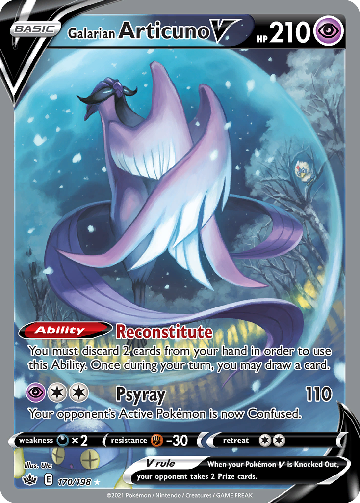 Chilling Reign Galarian Articuno V #170/198